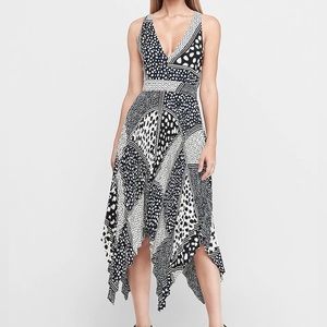 Express Asymmetrical Printed Dress